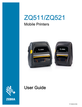 ZQ511/ZQ521 User Guide (En)