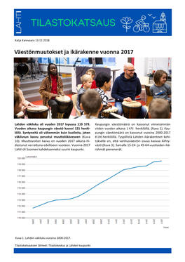 Väestönmuutokset Ja Ikärakenne Vuonna 2017