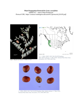 Draft Plant Propagation Protocol