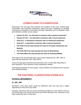 Layman's Guide to Classification