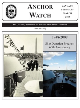 Winter 2009 AW:Winter 2006 HNSA Anchor Watch.Qxd 1/26/2009 2:35 PM Page 1