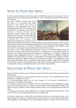 Itinerario Nell'area Marciana