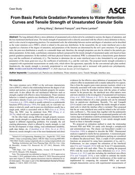 From Basic Particle Gradation Parameters to Water Retention Curves and Tensile Strength of Unsaturated Granular Soils