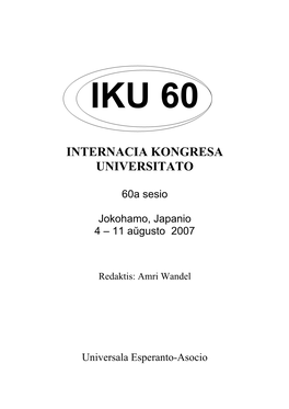 Internacia Kongresa Universitato