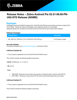 Zebra Android Pie 02-21-09.00-PN- U02-STD
