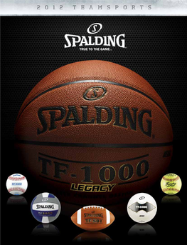 2012 Spalding Team Sports Catalog