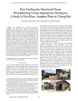 A Study of Sai Khao, Amphoe Phan at Chiang Rai