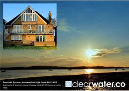 Branksea Avenue, Hamworthy Poole Poole BH15 4DP Substantial 6 Bedroom House (Approx 3,406 SQ FT) Constructed In