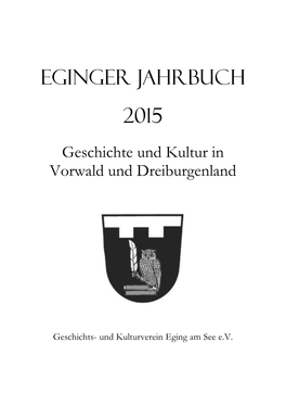 Eginger Jahrbuch 2015