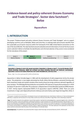 Belize: Sustainable Marine Fisheries