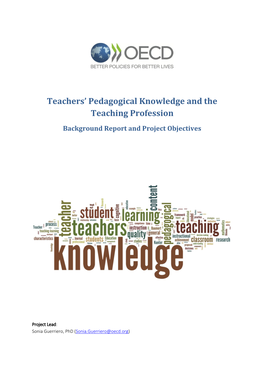 Teachers' Pedagogical Knowledge and the Teaching Profession