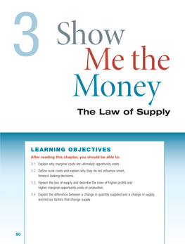 The Law of Supply