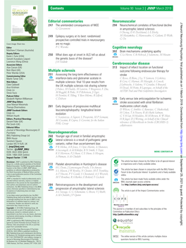 Contents Editorial Commentaries Multiple Sclerosis