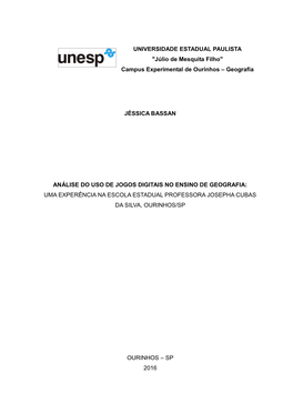 Geografia JÉSSICA BASSA