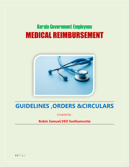 Kerala Government Employees MEDICAL REIMBURSEMENT