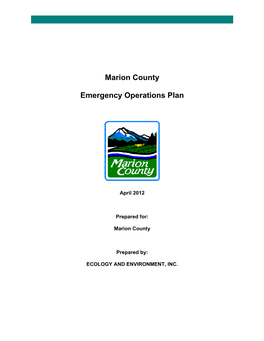 Emergency Operations Plan