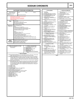 Sodium Chromate Sch