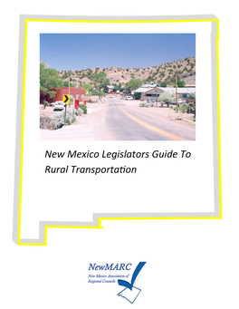 New Mexico Legislators Guide to Rural Transportafion