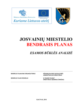 Josvainių Miestelio Bendrasis Planas