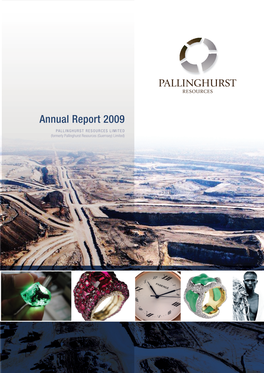 Annual Report 2009 PALLINGHURST RESOURCES LIMITED (Formerly Pallinghurst Resources (Guernsey) Limited)