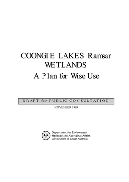 Coongie Lakes Ramsar Wetlands?