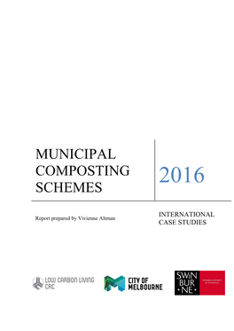 Municipal Composting Schemes: International Case Studies