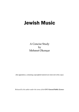 Jewish Music