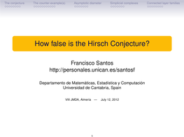 How False Is the Hirsch Conjecture?