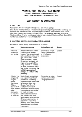 Wanneroo Ocean Reef Interchange CRG Summary 27