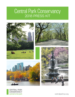 Central Park Conservancy 2018 PRESS KIT