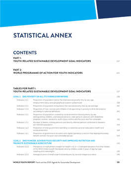 Statistical Annex