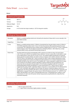 Chemical Properties Biological Description Solubility