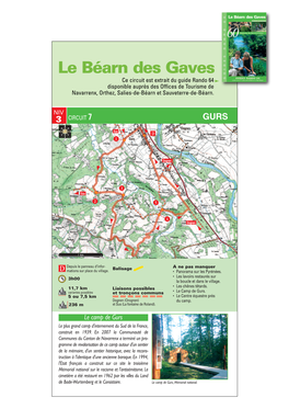 Le Béarn Des Gaves Ce Circuit Est Extrait Du Guide Rando 64 Disponible Auprès Des Offices De Tourisme De Navarrenx, Orthez, Salies-De-Béarn Et Sauveterre-De-Béarn