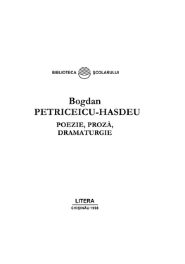 Bogdan-Petriceicu-Hasdeu-Poezie