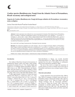 (Basidiomycota: Fungi) from the Atlantic Forest of Pernambuco, Brazil: Taxonomy and Ecological Notes