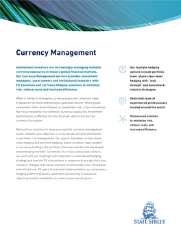 Currency Management