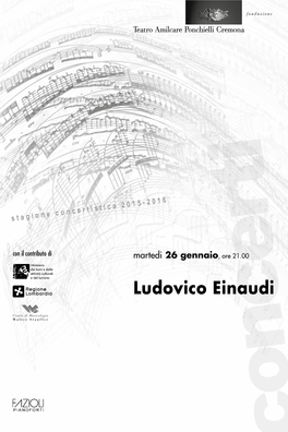 Ludovico Einaudi .Lements Nasce Da Un Desiderio Di Ricominciare Daccapo, Di Intraprendere Un Nuovo Percorso Di Conoscenza