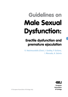 Male Sexual Dysfunction