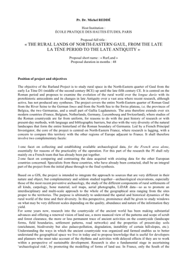 The Rural Lands of North-Eastern Gaul, from the Late La Tène Period to the Late Antiquity »