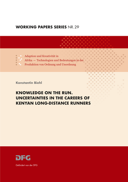 Knowledge on the Run. Uncertainties in the Careers of Kenyan Long-Distance Runners