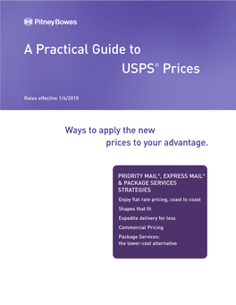 A Practical Guide to USPS® Prices