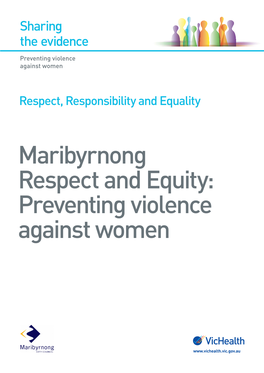 Maribyrnong Respect and Equity: Preventing Violence Against Women