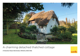 A Charming Detached Thatched Cottage