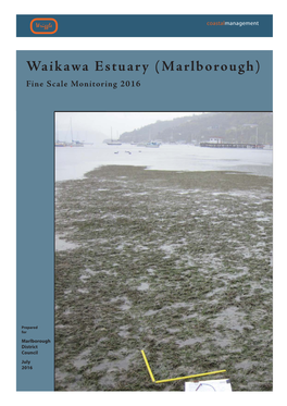 Waikawa Estuary (Marlborough) Fine Scale Monitoring 2016