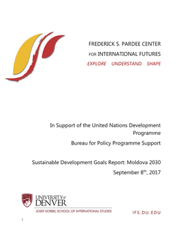 Frederick S. Pardee Center for International Futures at the Josef Korbel School of International Studies at the University of Denver