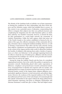 Latin Christendom: Common Causes and Compromises