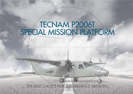Tecnam P2006t Special Mission Platform