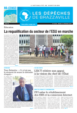 La Requalification Du Secteur De L'esu En Marche