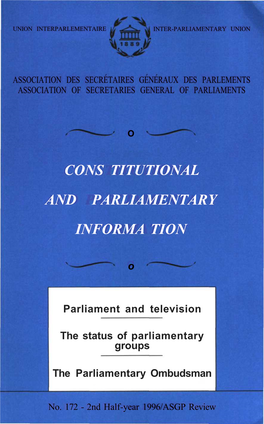 Parliament and Television