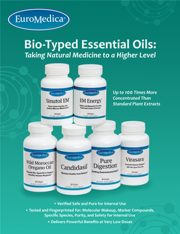 Bio-Typed Essential Oils: Taking Natural Medicine to a Higher Level